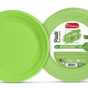 PIATTI DA DOLCE/FRUTTA VERDI CF 25PZ