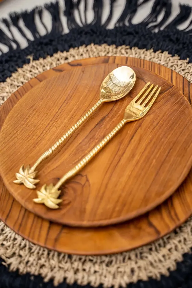 Il Piatto Rotondo Teak Root - M