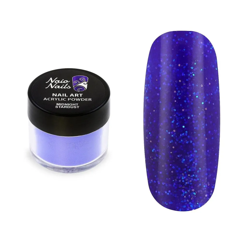 Polvere Acrilica Brillante Midnight Stardust - 12g