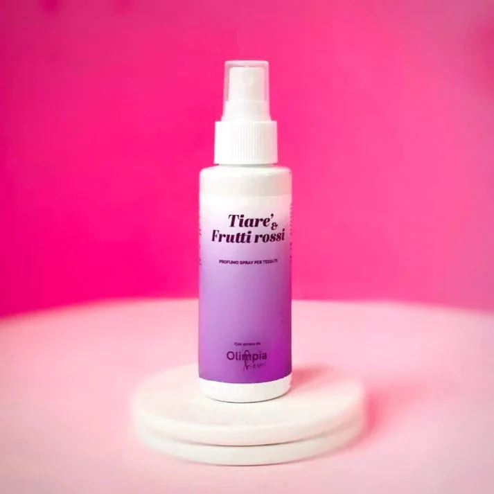 Profumatore spray per tessuti Tiarè e Frutti Rossi - Oh Fragrance