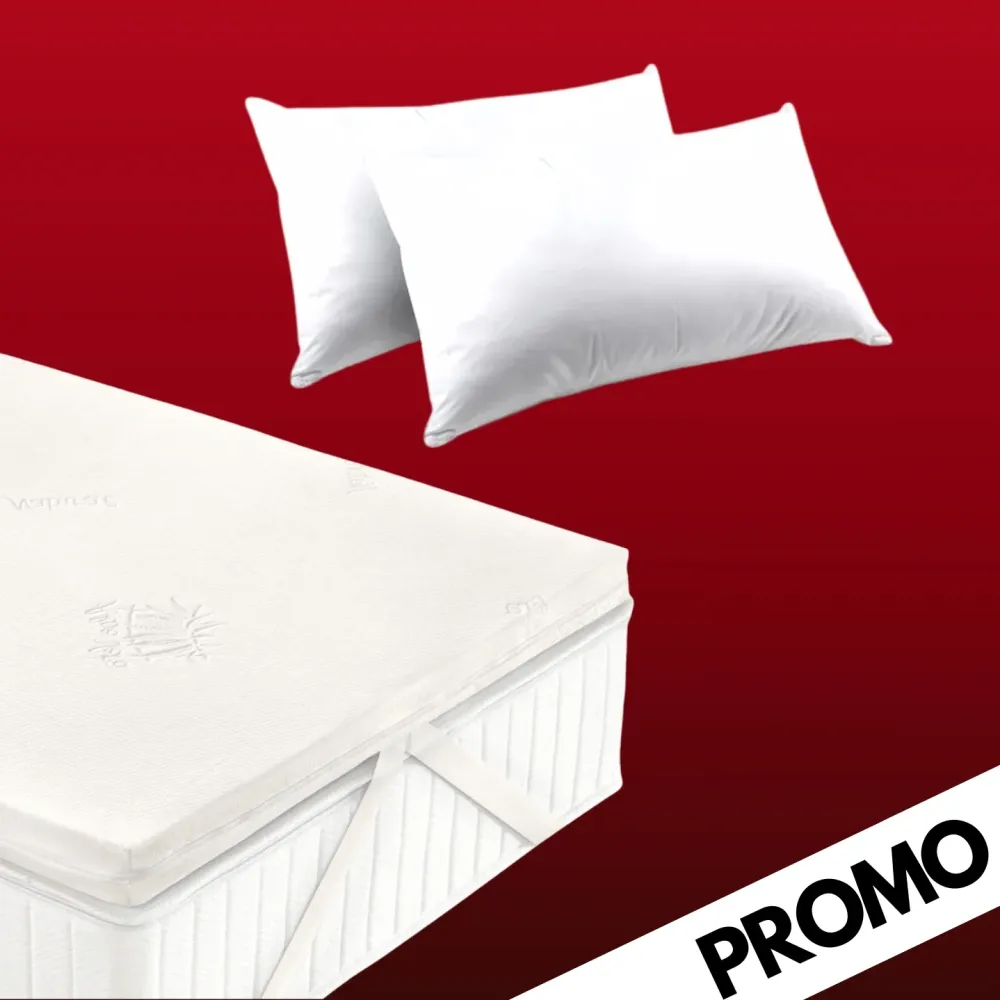 PROMO 1 Topper Matrimoniale Memory Foam + 2 cuscini