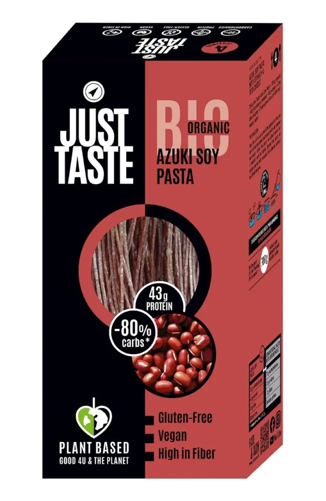 PROTEINE (SOIA E FAGIOLI ADZUKI ROSSI) SPAGHETTI SENZA GLUTINE BIO 250 g - JUST TASTE