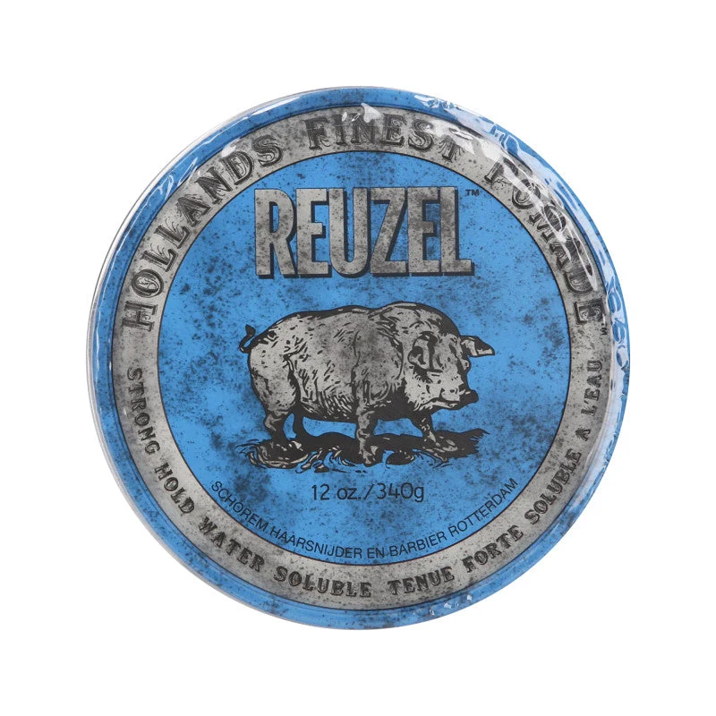 REUZEL BLUE Pomata fissaggio forte, brillante 340g