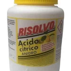 Io Risolvo Acido Citrico Anidro 500g | Anticalcare, Disincrostante, Ammorbidente, Brillante, Origine Naturale