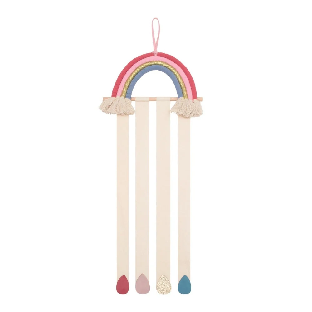 Rockahula Clip Hanger con 4 nastri Arcobaleno brillante