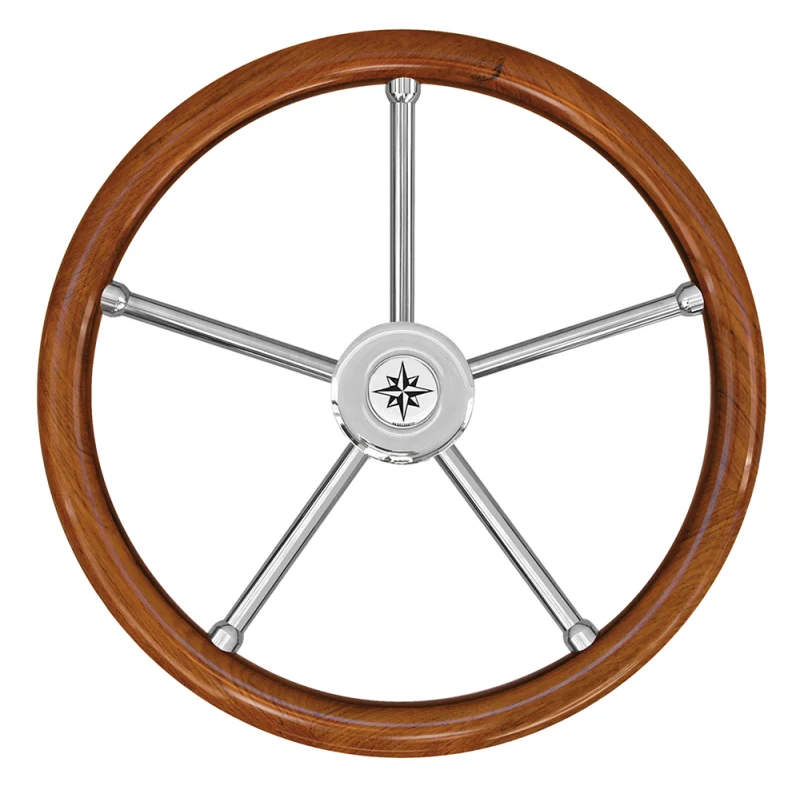 RUOTA TIMONE TEAK Ø MM.500 - 4345264 - SAVORETTI