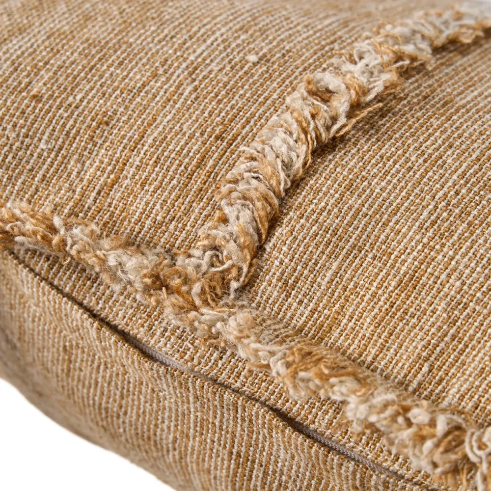 La Sahara Fringe Fodera per Cuscini - Marrone Naturale - 50x50
