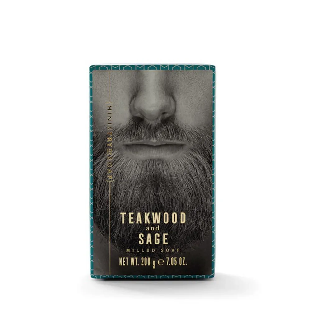 Sapone Woodsman Ministry Soap - teak e salvia, 200 g
