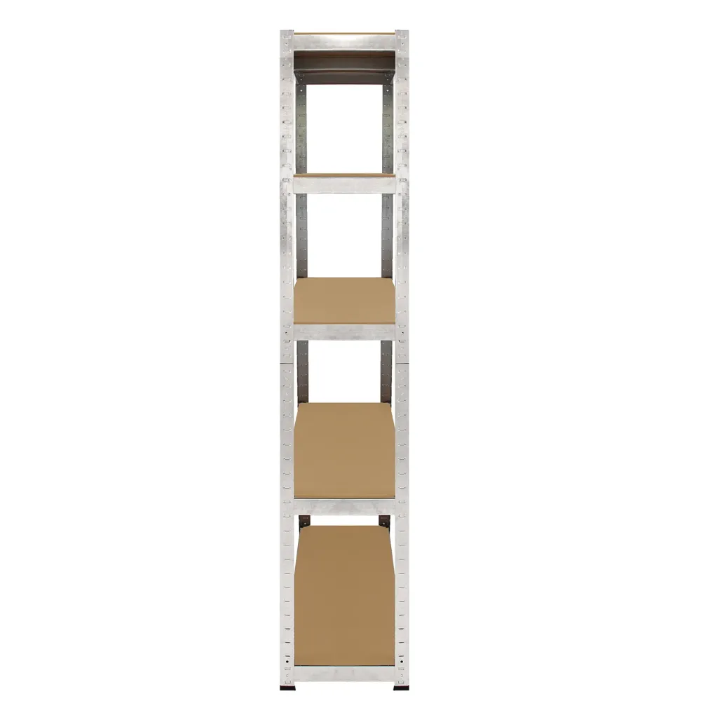 4 Scaffali Galwix Acciaio Senza Bulloni Grigi 90cm