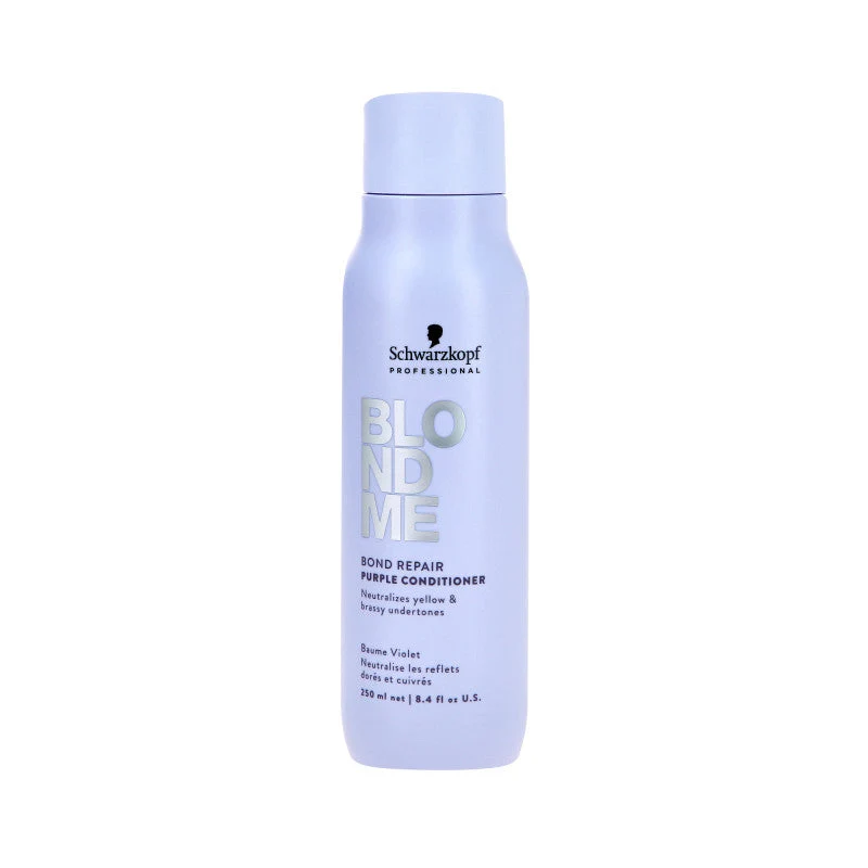SCHWARZKOPF BLONDME BOND REPAIR PURPLE Balsamo neutralizzante per capelli grigi e biondi 250 ml