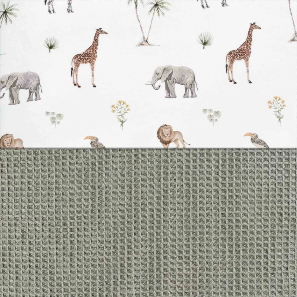 Set 3 cuscini decorazione (luna, stella, cuore) stampa jungle · 693-147 Natura