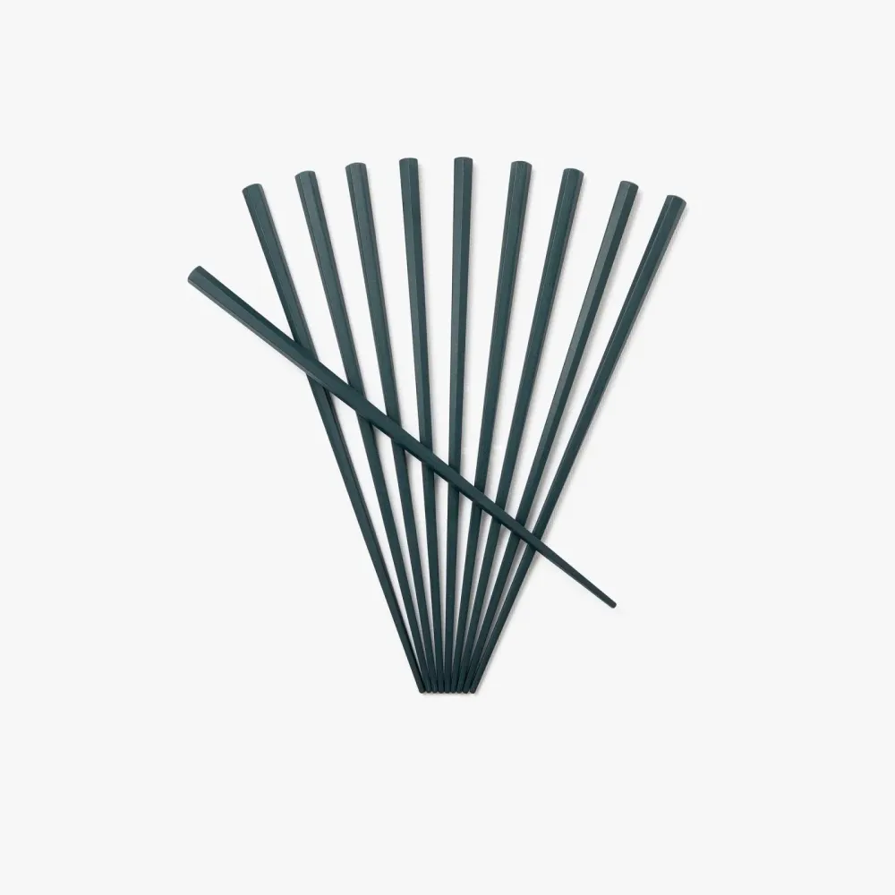 Set di 5 paia di bacchette verdi ⋅ Kawai