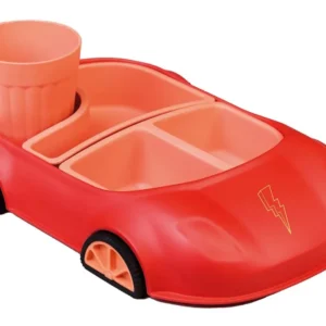 SET DI PIATTI PER BAMBINI AUTO ROSSI - CHIC-MIC