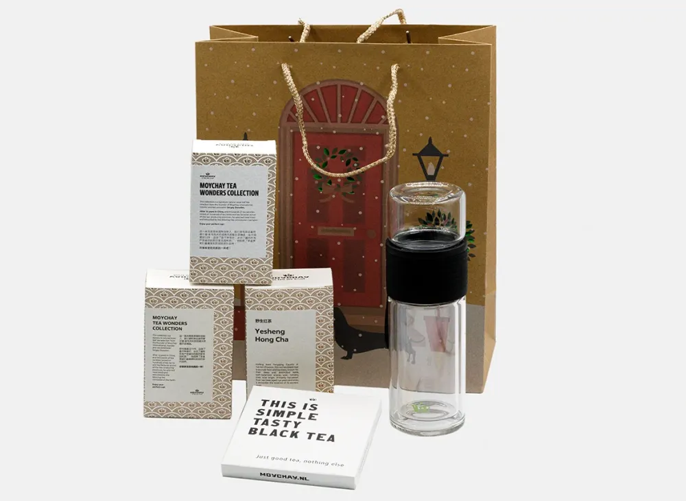 Set regalo riscaldante e energizzante di tè rossi # 94101