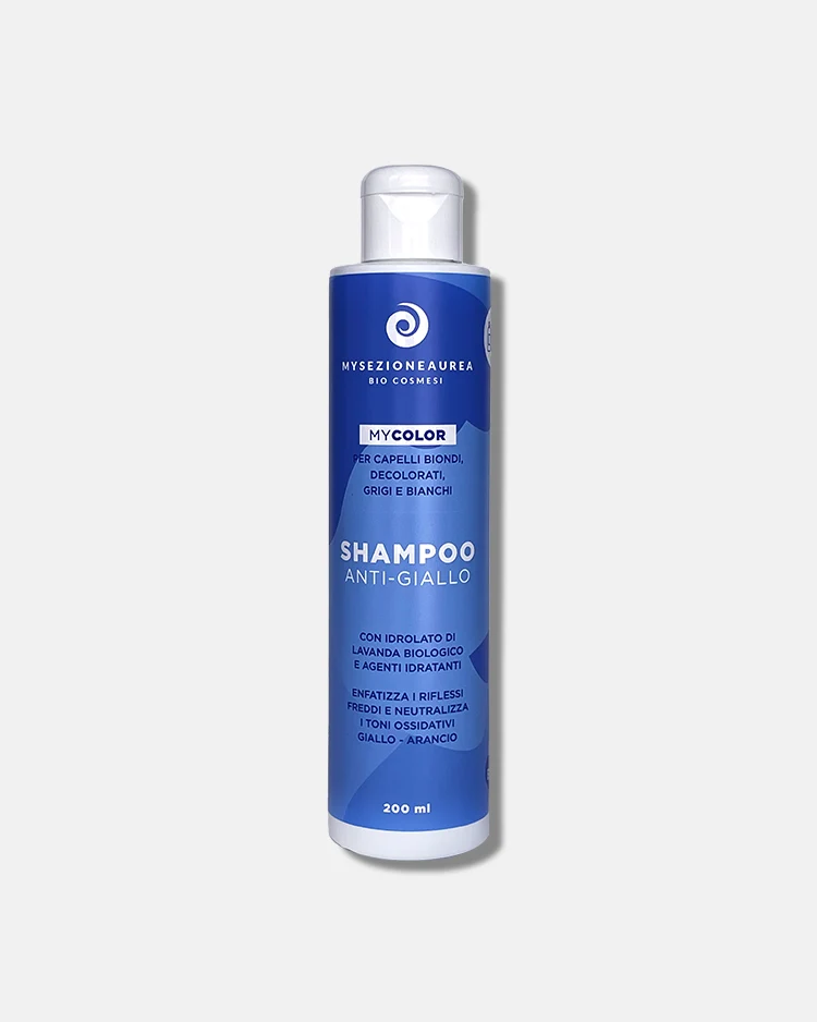 Shampoo Antigiallo per capelli biondi, decolorati, grigi e bianchi MY COLOR