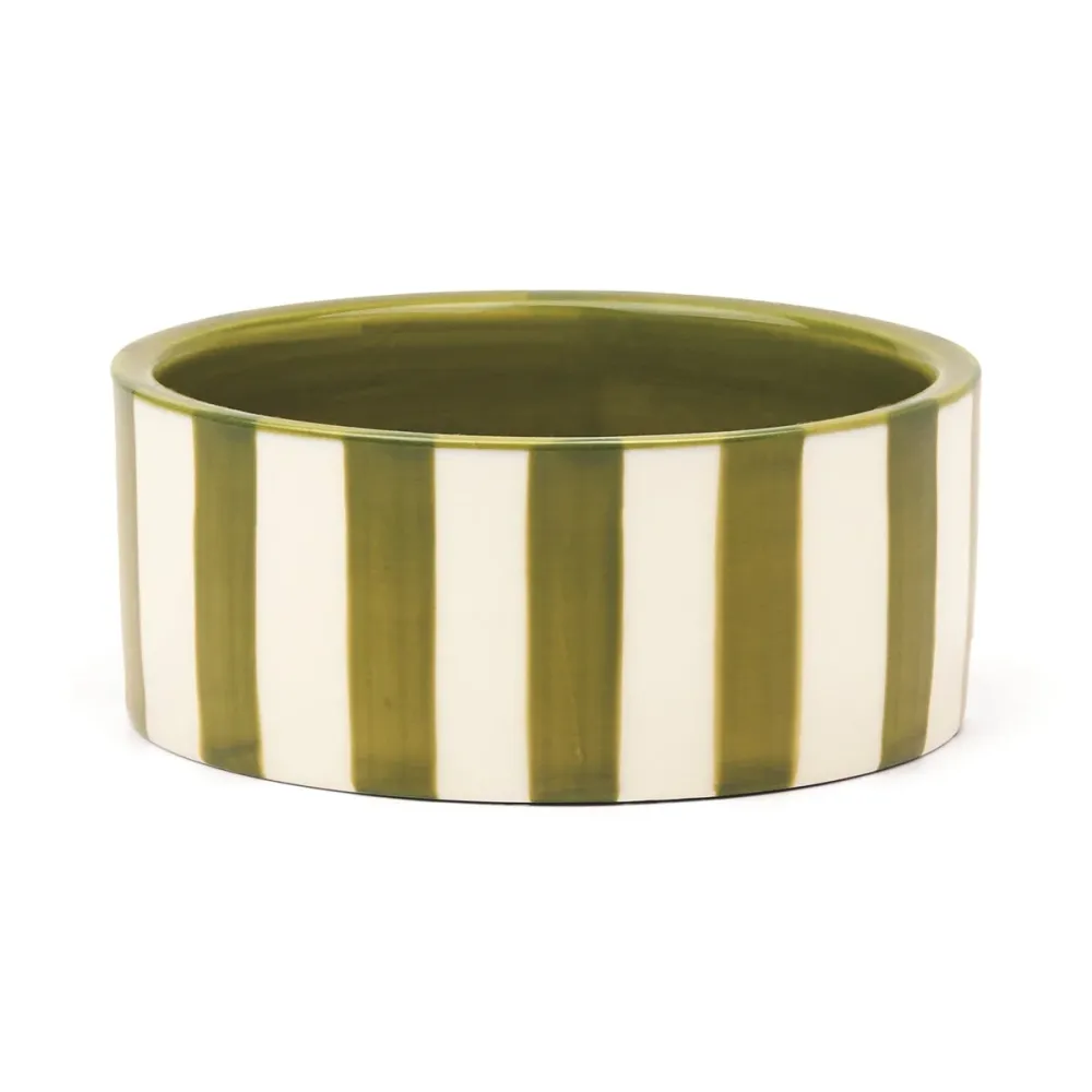 Sottobicchiere per vino Izzy - Righe verdi