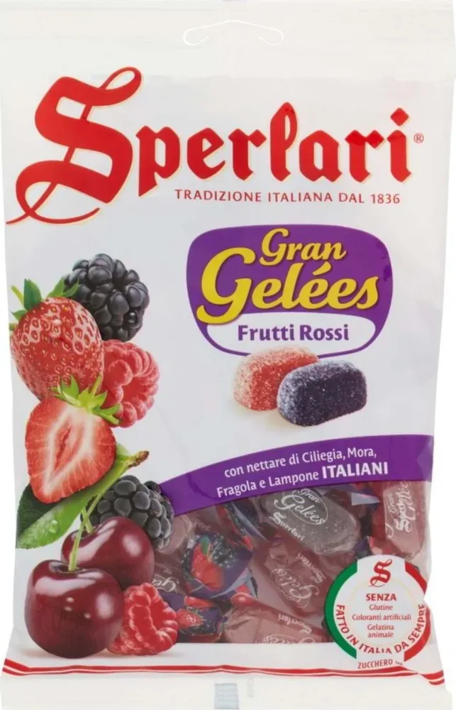 Sperlari Caramelle Morbide Gran Gelées Frutti Rossi 175 G