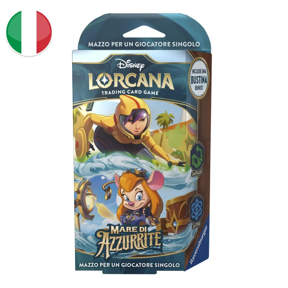 Starter Deck Smeraldo Zaffiro - Mare di Azzurrite - LORCANA - ITA