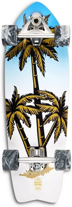 Surfskate GHETTOBLASTER SURFSKATE CX7 PALM SUN TEAK 30" 9.75"