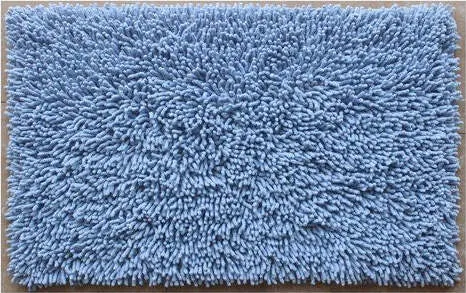 Tappeto bagno Quarzo Bianco 17874 RICCIO Celeste
