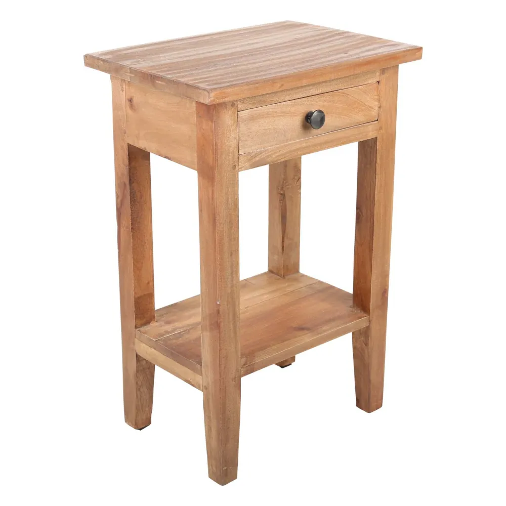 Tavolino compatto teak