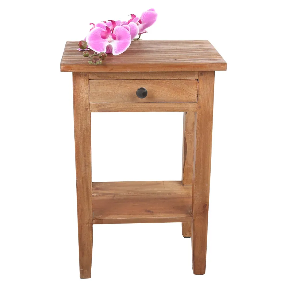 Tavolino compatto teak