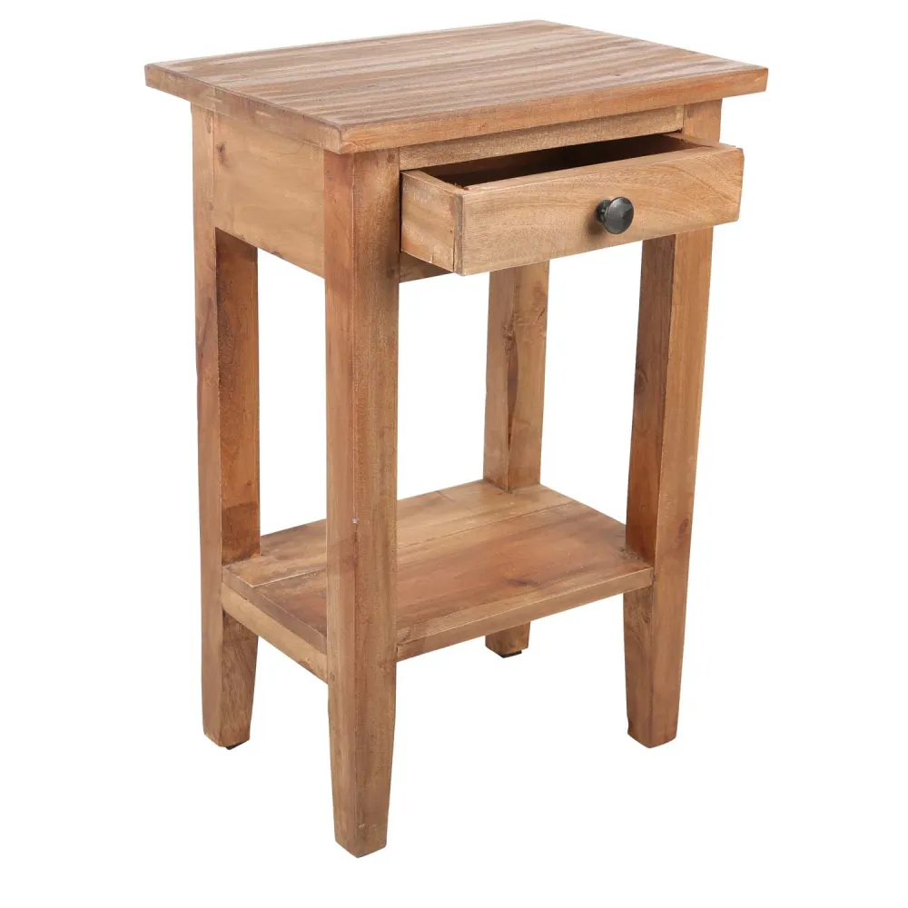Tavolino compatto teak