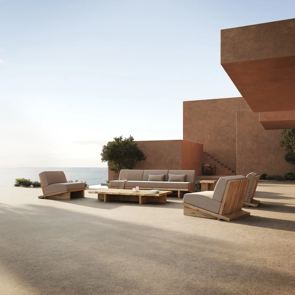Tavolino outdoor teak design – lusso Horizon Pure