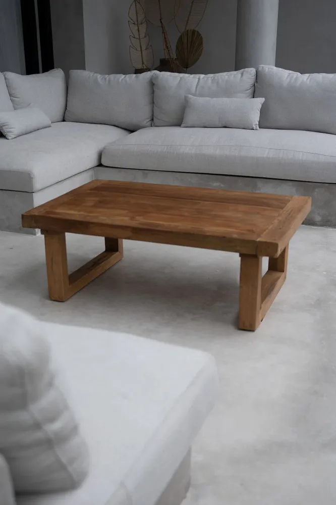 Il Tavolino Teak Recuperato - Naturale