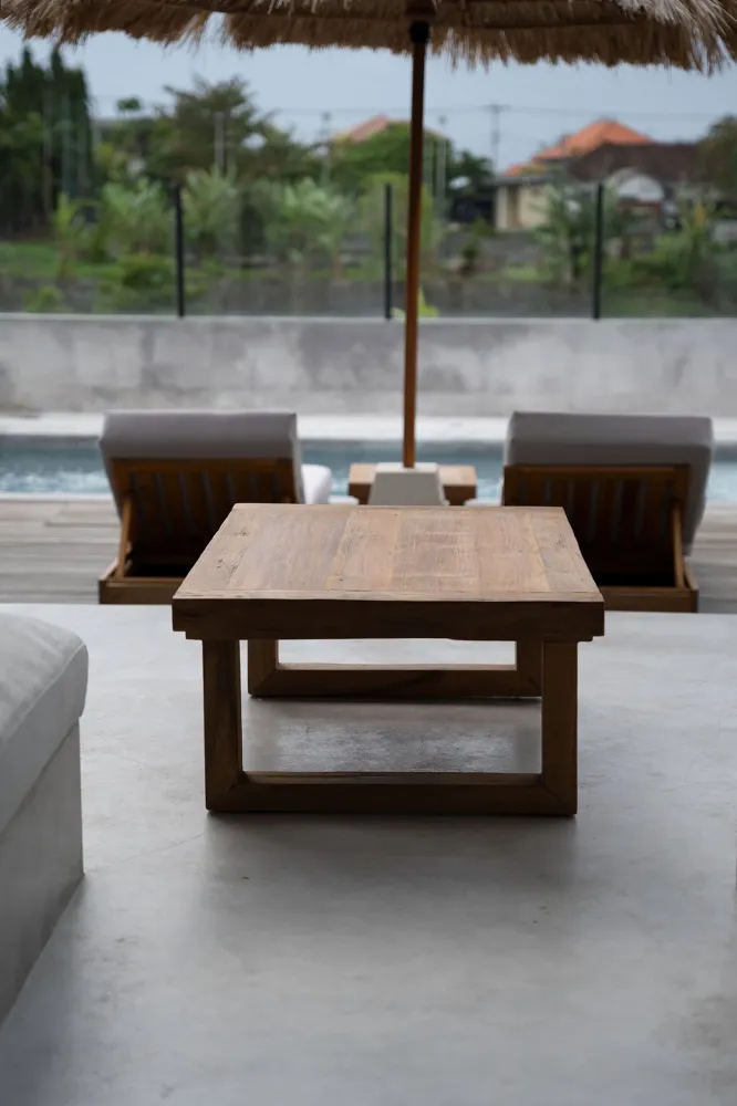 Il Tavolino Teak Recuperato - Naturale