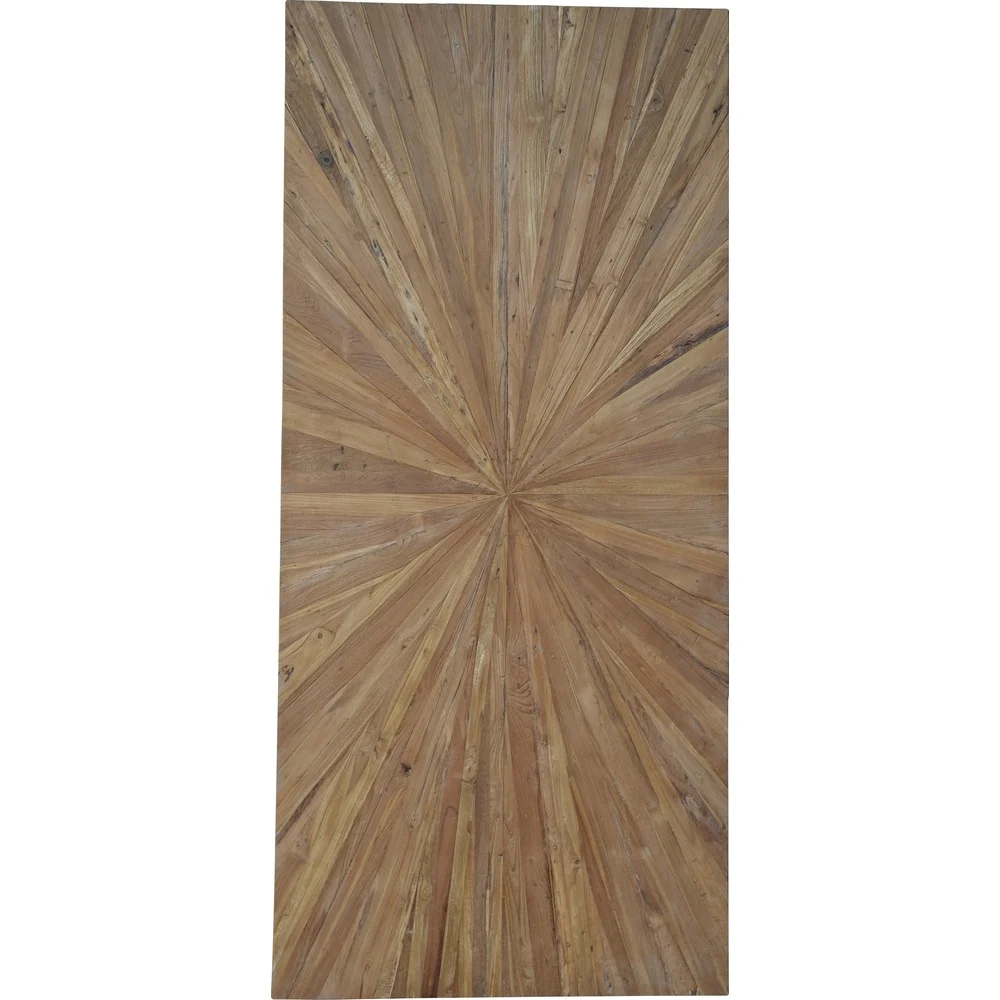 Tavolo industrial legno massello teak