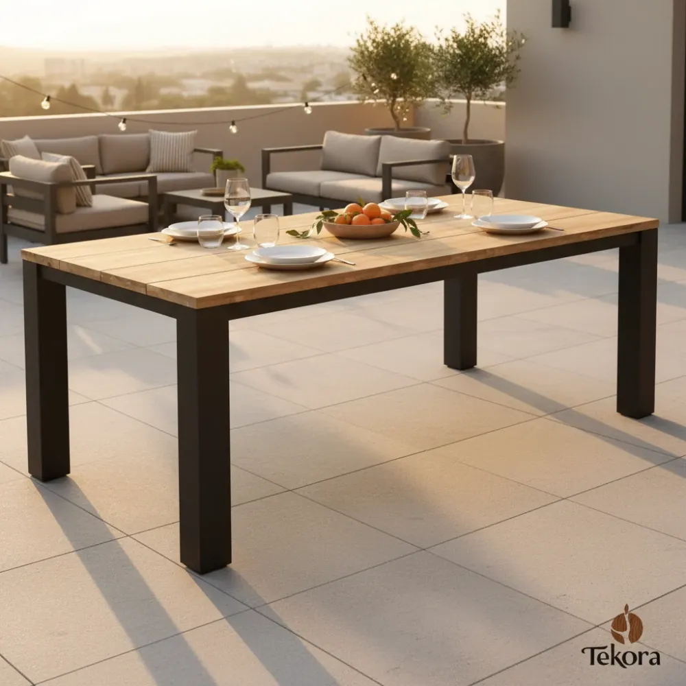Tavolo teak Boston 240 cm | Tekora