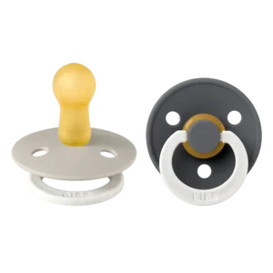 <tc>BIBS</tc> Ciuccio Taglia 2 Colore Sabbia Brillante/Ferro Brillante 2 pezzi