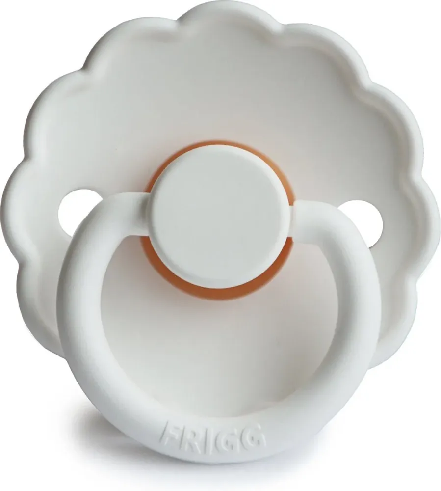 Frigg Succhietto Taglia 2 margherita lattice bianco brillante