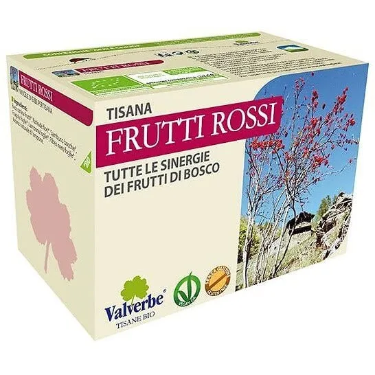 Valverbe Tisana Ai Frutti Rossi 20 Filtri Bio