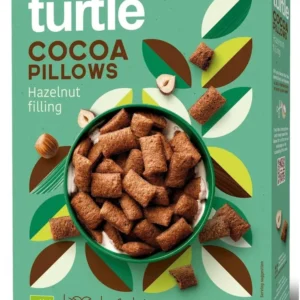Vendita cuscini di riso ripieni di noci e cacao BIO senza glutine 300 g - TURTLE