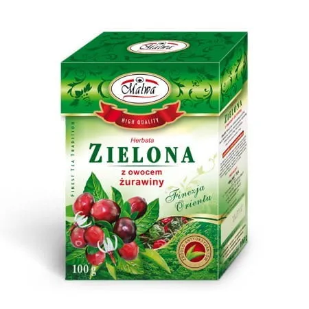 Tè verde ai mirtilli rossi 100g MALWA