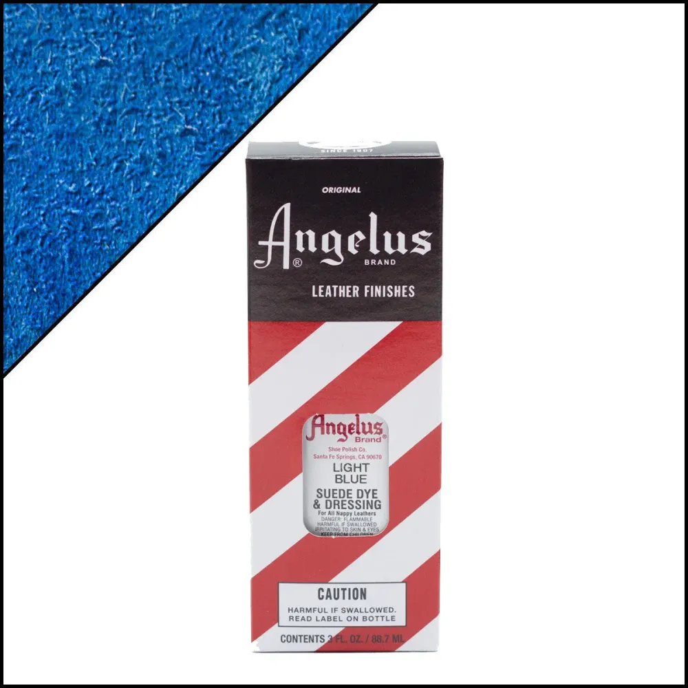Vernice scamosciata Angelus Blu chiaro