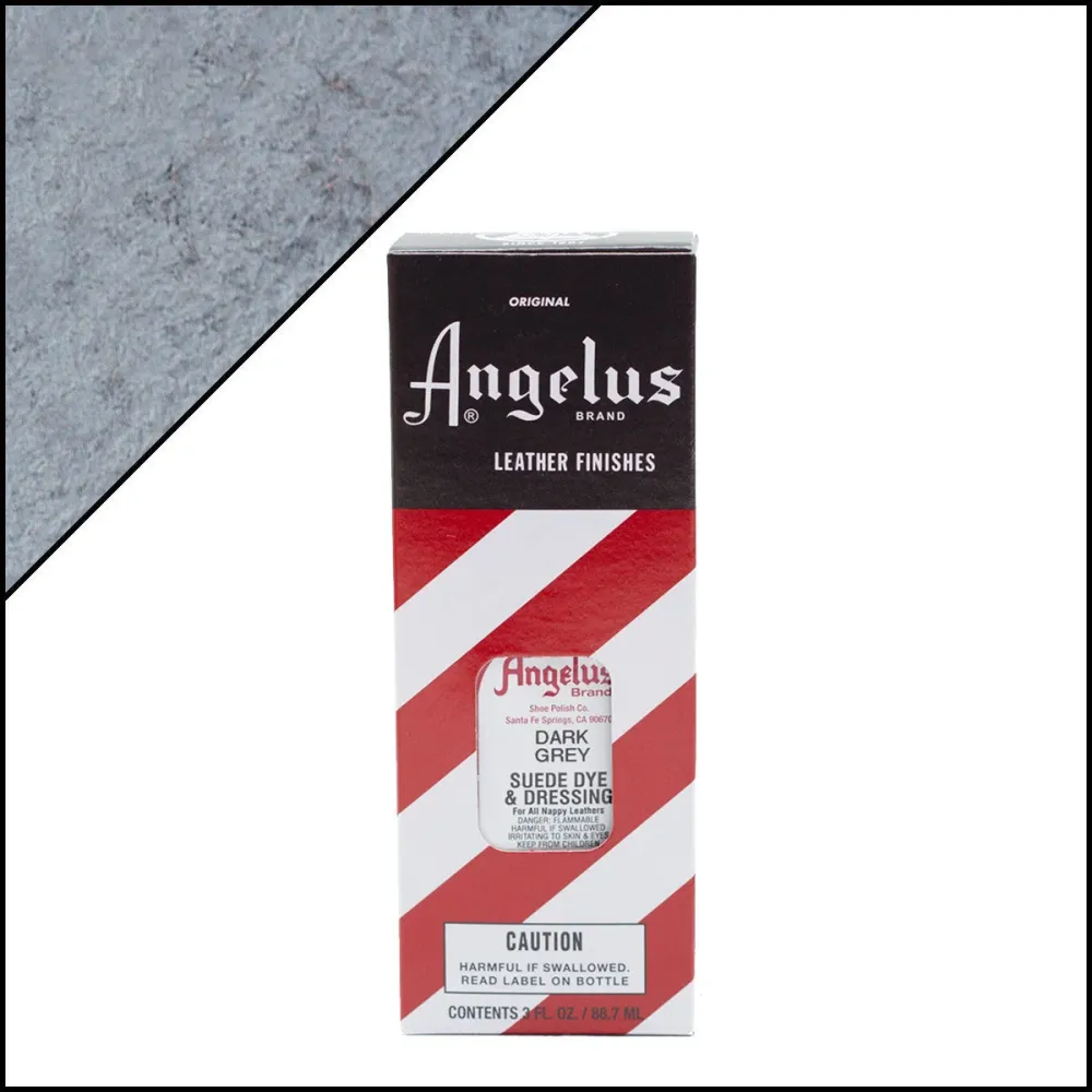 Vernice scamosciata Angelus Grigio scuro