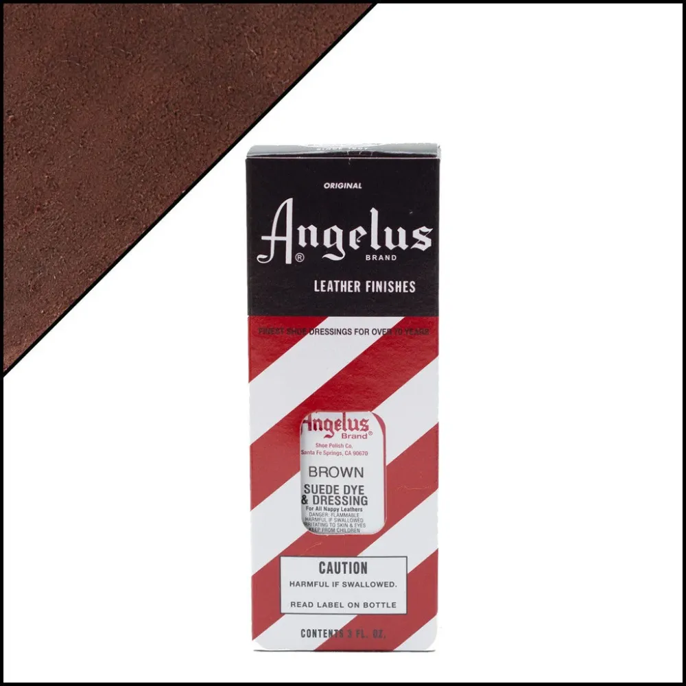 Vernice scamosciata Angelus Marrone