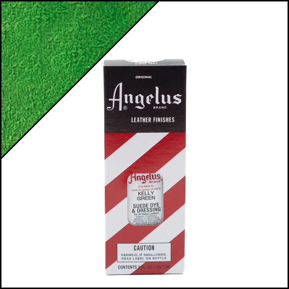 Vernice scamosciata Angelus Verde Kelly