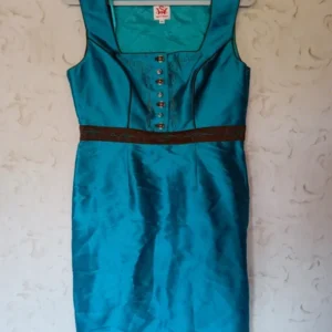 Vestito Verde Smeraldo Cangiante Tirolese L Spieth & Wensky