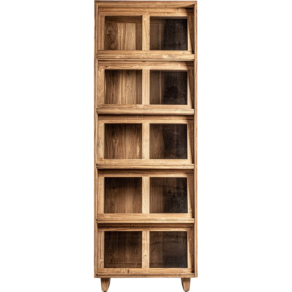 Vetrina country elegante teak Masein