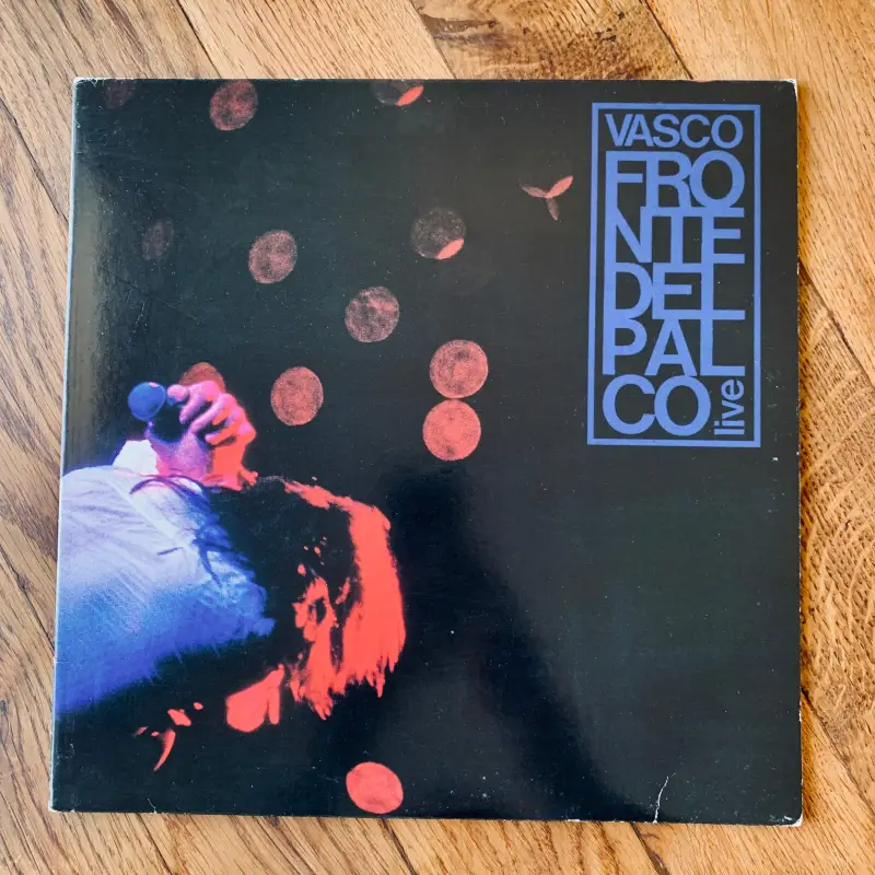 Vinile Vasco Rossi "Fronte Del Palco Live " EMI Prima Stampa - Italia 1990