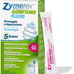 ZYMEREX GONFIORE FLUID FRUTTI ROSSI 15 BUSTINE