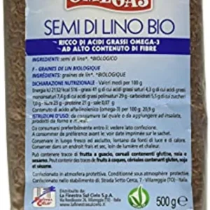 La finestra sul cielo- Omega3 - SEMI DI LINO BIO 500g