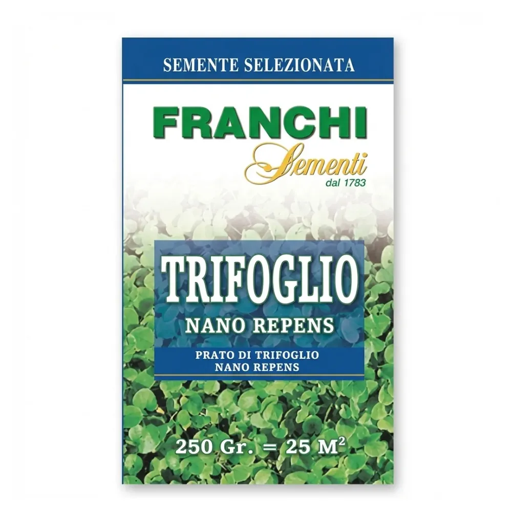 Semi Prato Trifoglio Nano Franchi 150/81 250 g per 25 mq Repens