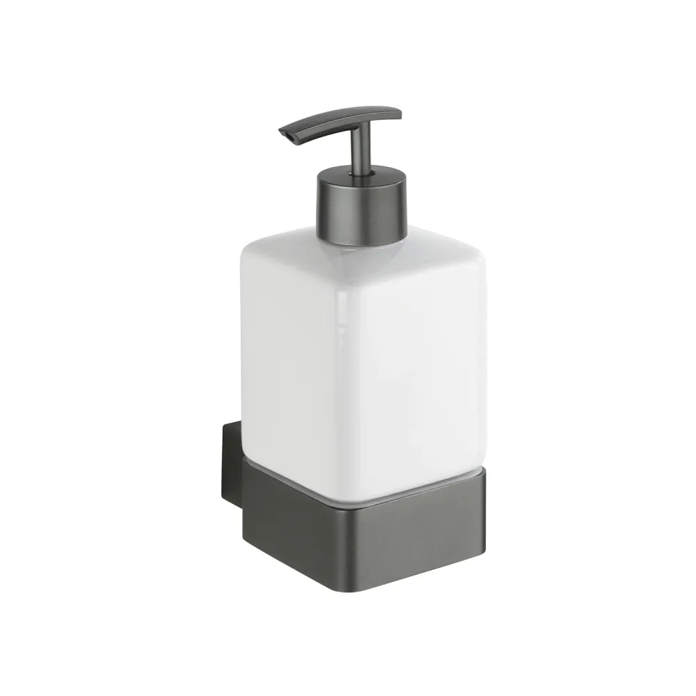 Dispenser per Sapone Liquido Alluminio Montella Antracite