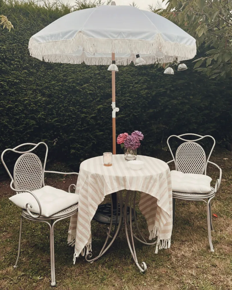 Metal Garden Bistro Set Grey CILENTO