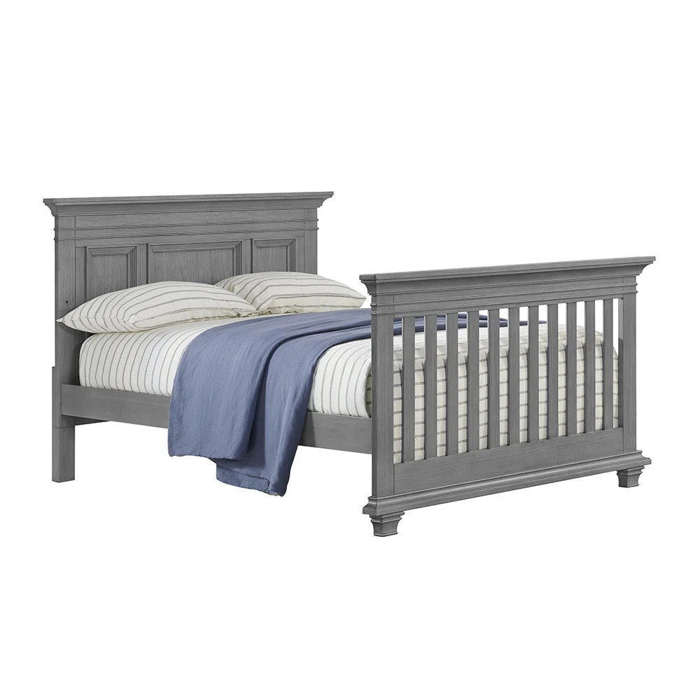 Oxford Baby Weston 2 Piece Nursery Set - Convertible Crib + & Chifferobe Dusk Grigio